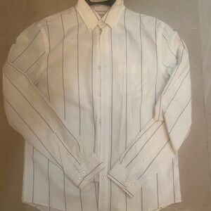 Classic White Striped Men's Shirt Express Men